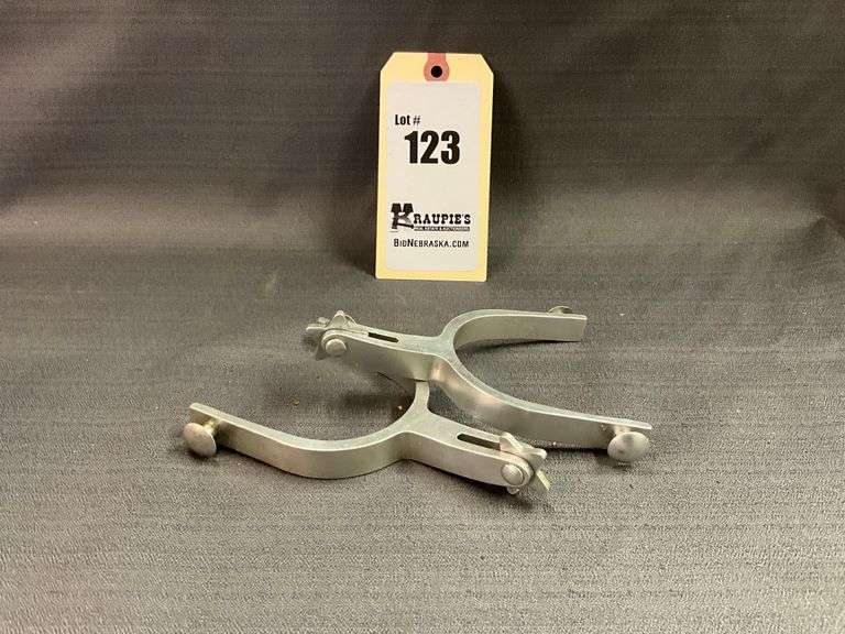 Bull Riding Spurs, 5 Pt. Rowel