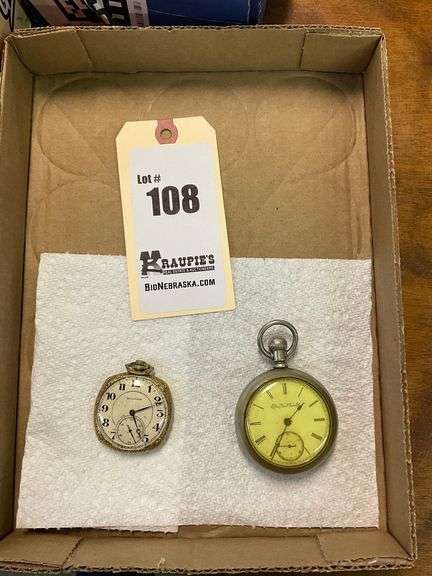 Elgin Pocket Watch, Burlington RR Watch