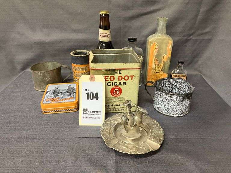Vintage Tins and Vintage Bottles