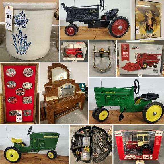 Mike Zeiler Estate Farm Toy Collection plus Western Collectibles & More!