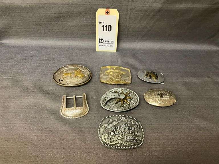 Belt Buckles - Hesston, John Wayne, Etc.