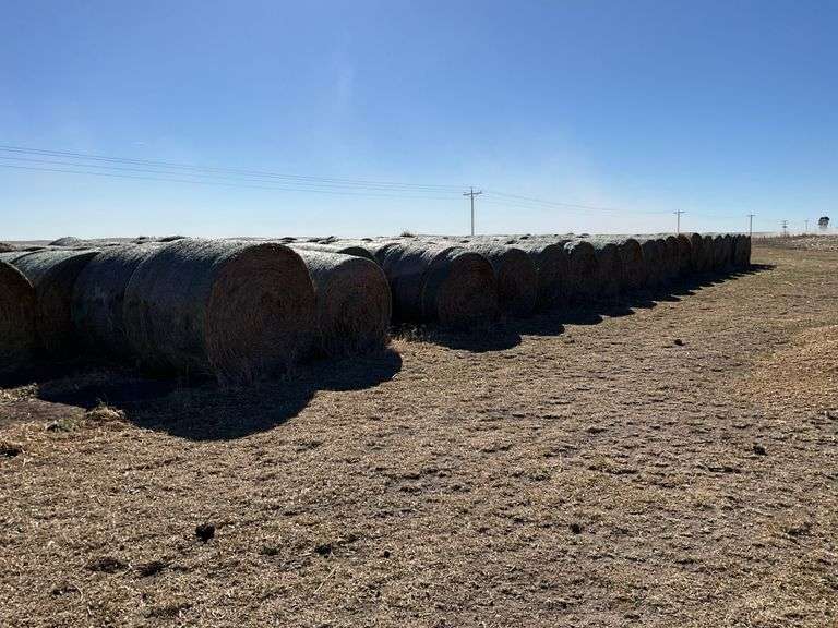 40 Big Round Bales of Rye Straw, 1,156 lbs. Average Weight