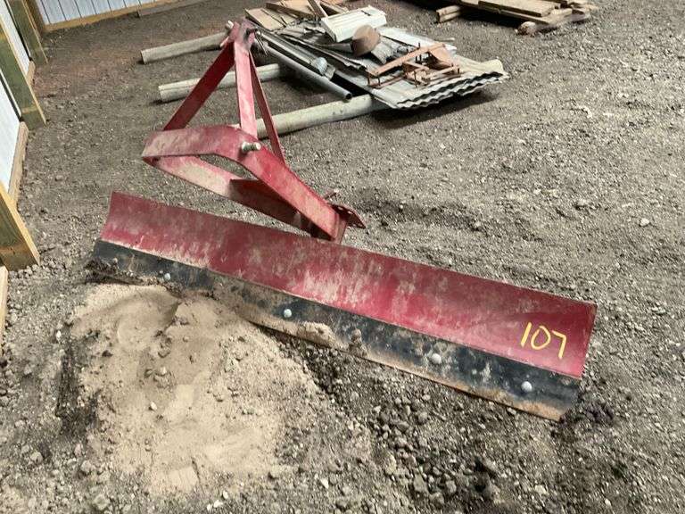 7’ 3 pt. Rear Blade, Manual Angle