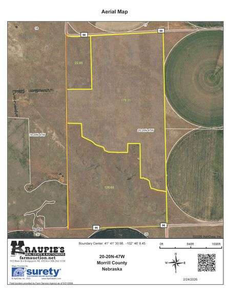 328 +/- Acres Morrill County Grass & Farm Land