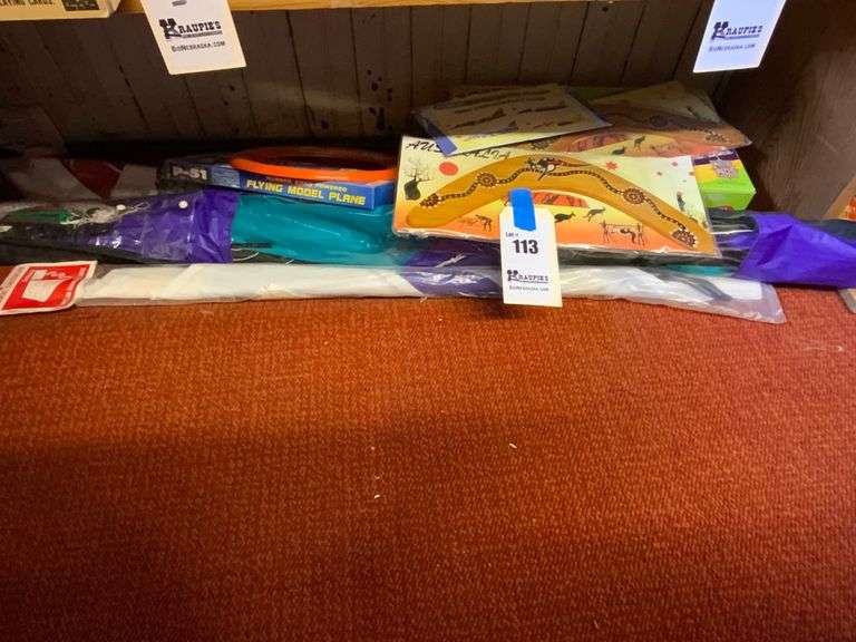 Kite, Frisbee, Rubber Band Airplane, Boomerangs, & More