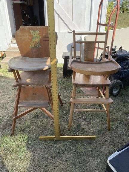 Antique high chairs