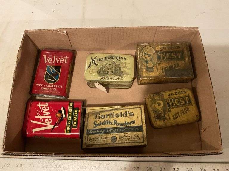 Tobacco tins