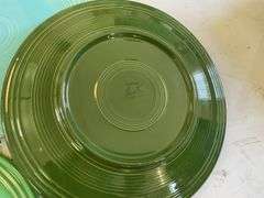 Fiesta plates, shaker, bowl