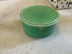 Fiesta plates, shaker, bowl