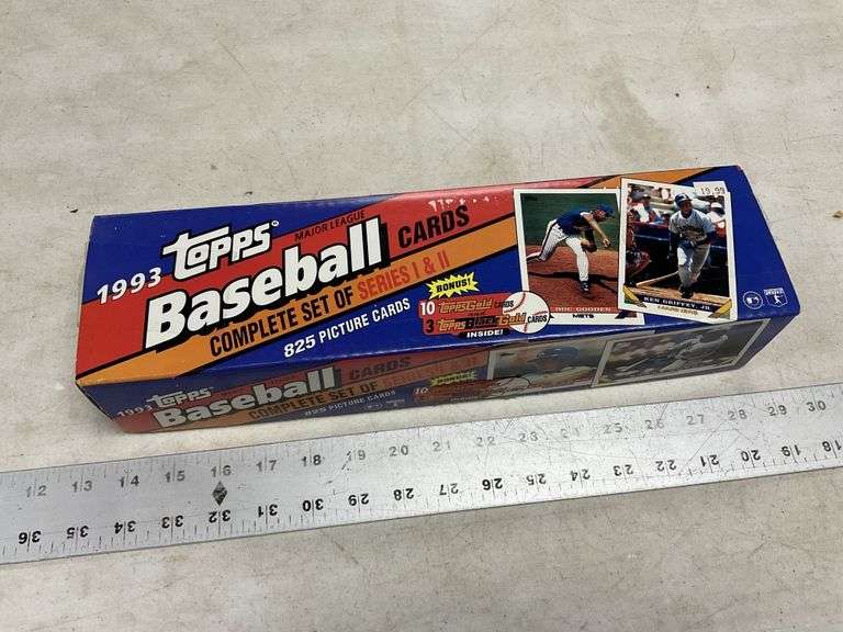 Topps 1993 baseball card set Legacy Auction Company