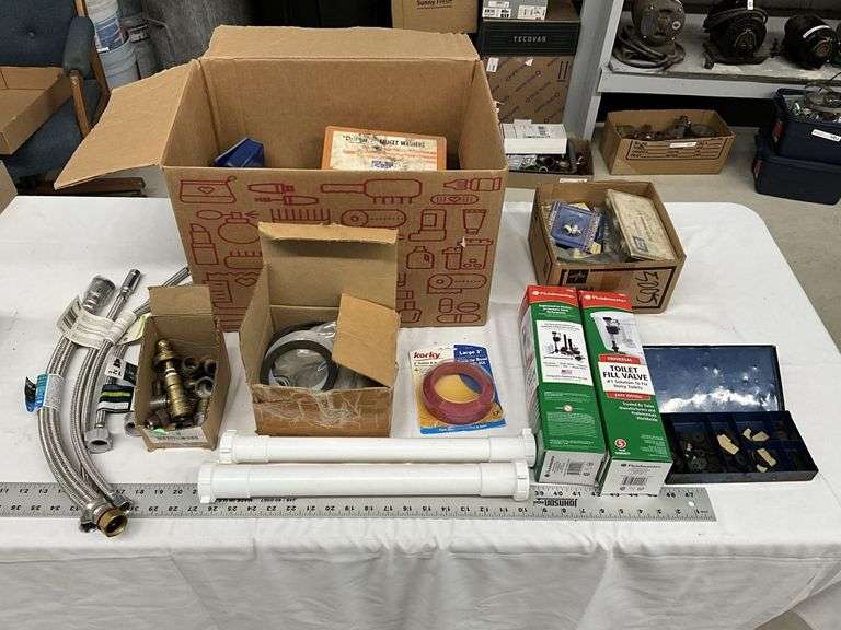 Assorted plumbing items