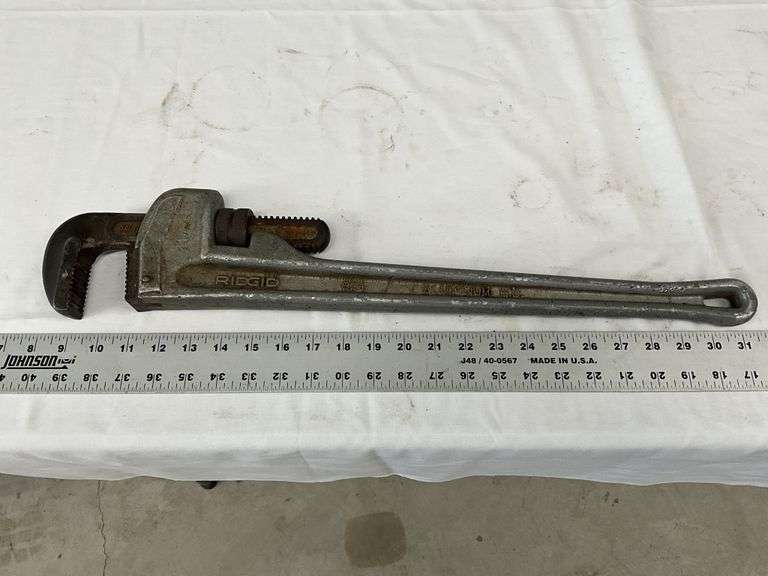 Rigid Aluminum 24" pipe wrench