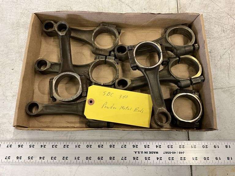 Small block Chevy 350 powder metal rods - Legacy Auction Company