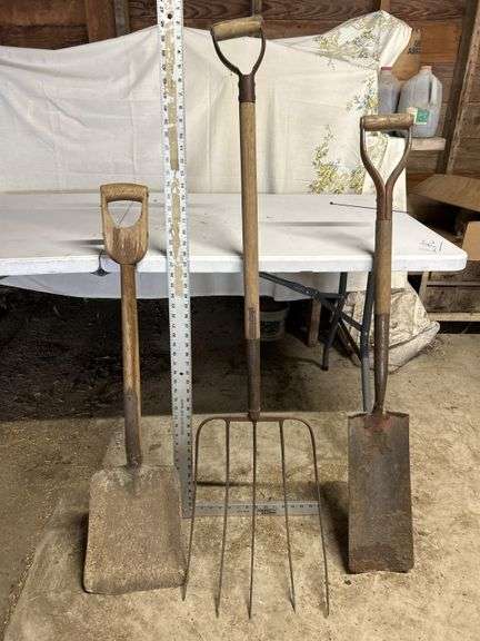 Fork and shovels