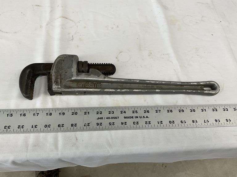 Rigid Aluminum 18" pipe wrench