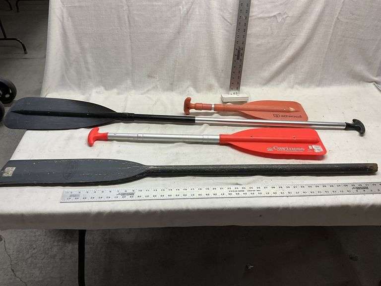 Extendable boat oars, etc Legacy Auction Company