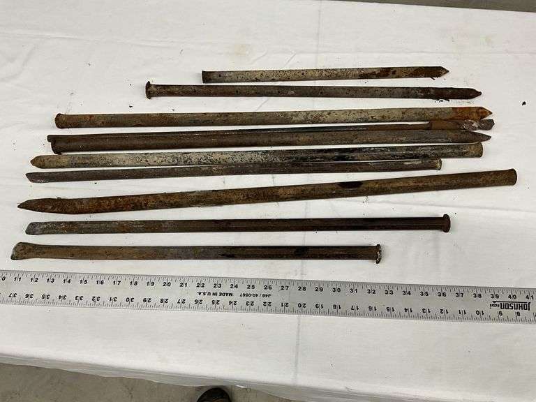 Chisels and concrete stakes