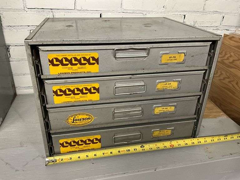 Lawson organizer with hardware