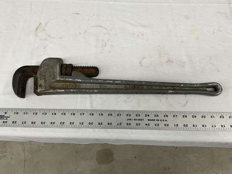 Rigid Aluminum 24" pipe wrench