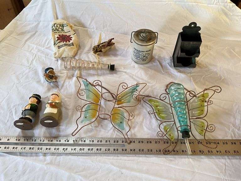 Match safe, butter crock etc.