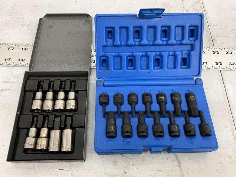Allen metric and GP standard torques sockets Legacy Auction Company