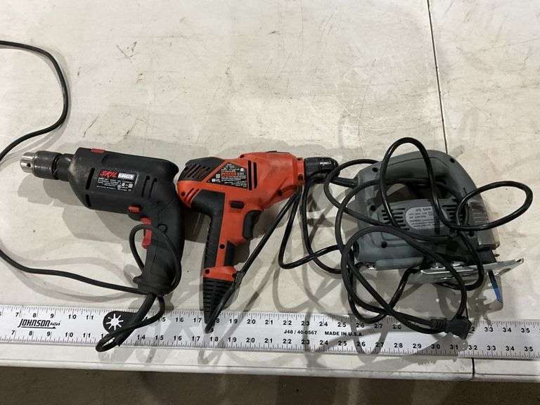 Electric drills, jig saw