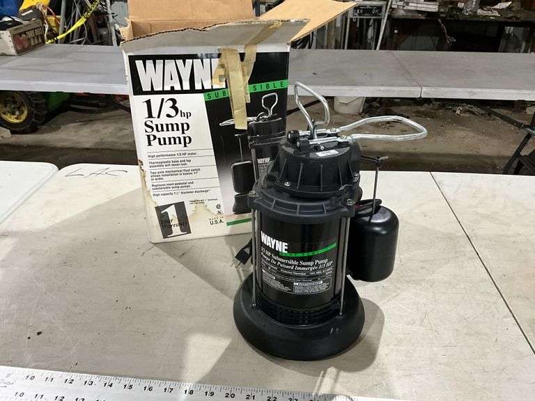 Wayne 1/3 hp submersible pump