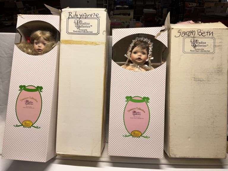 Riley Anne and Sarah Beth collector dolls