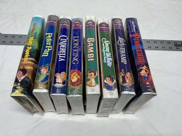 Walt Disney VHS tapes