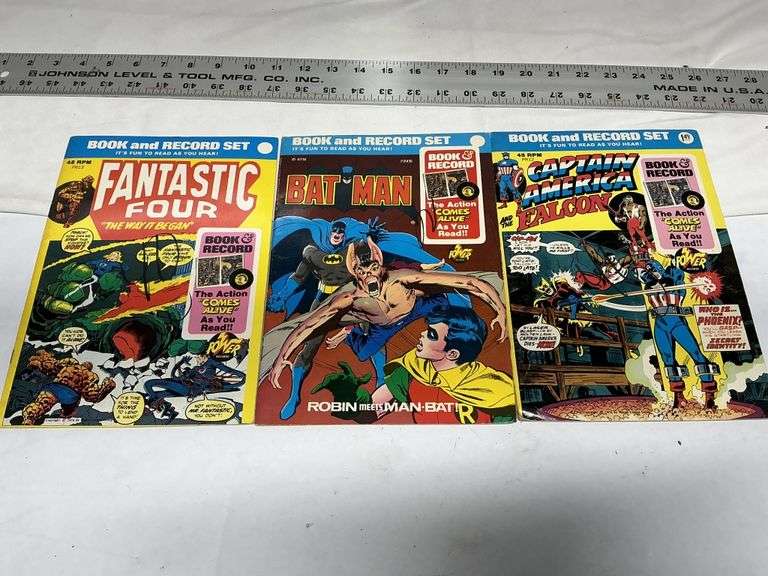 Fantastic Four, Batman and Captain America book