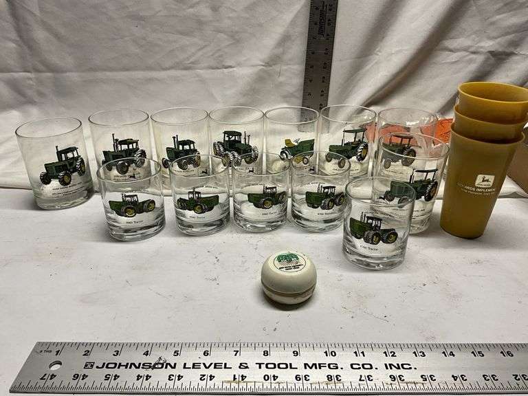 John Deere glasses, etc