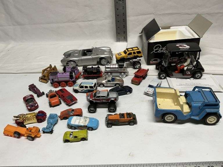 Dale Earnhardt golf cart, Tonka Jeep,