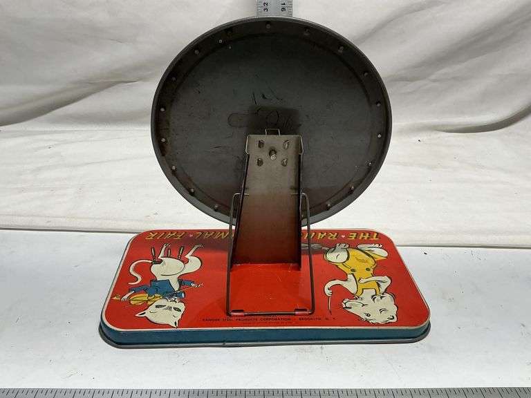 Vintage tin toy “The Ranger Animal Fair”-missing