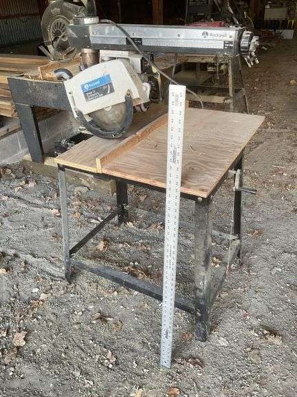 Rockwell model 12 contractor’s radial arm saw