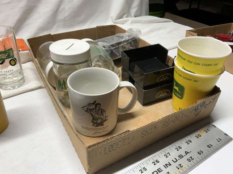 John Deere glasses, etc