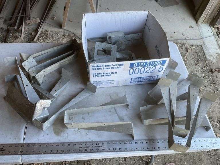 Assorted joist hangers etc.