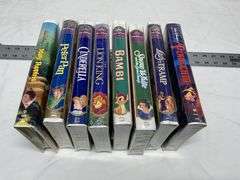 Walt Disney VHS tapes