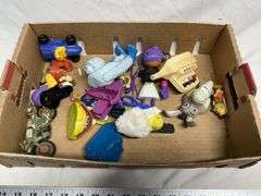 Assorted plastic toys