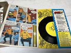 Mr. Spock plastic model kit & Star Trek book and