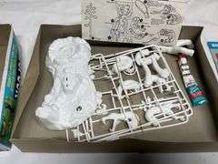 Mr. Spock plastic model kit & Star Trek book and