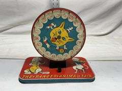 Vintage tin toy “The Ranger Animal Fair”-missing