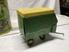 John Deere stickers, tin, credit union bank &