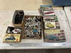 Vintage plastic car models