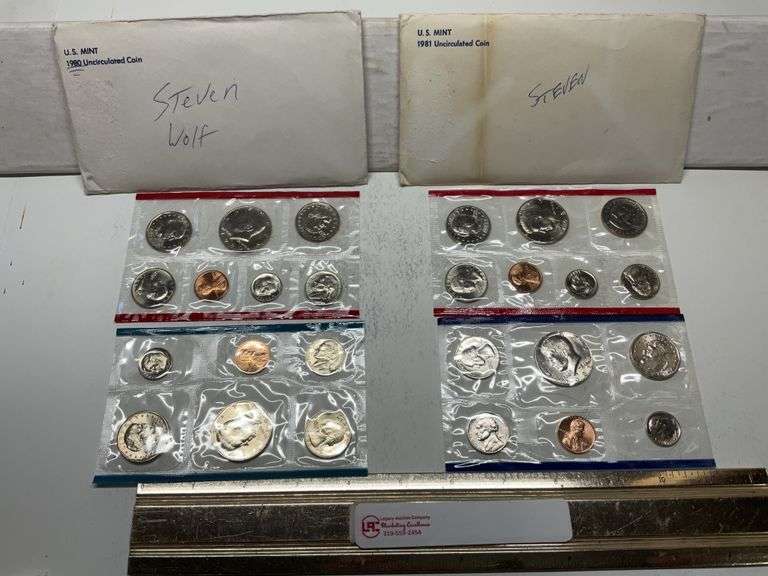 United States Mint Uncirculated Coin Sets – 2019 To 2024 – Philadelphia & Denver