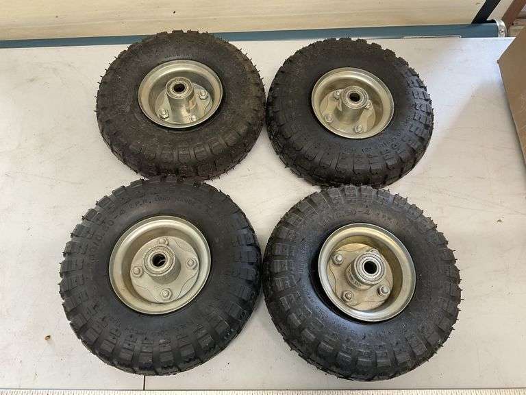 Trailer tires. 5/8 shaft