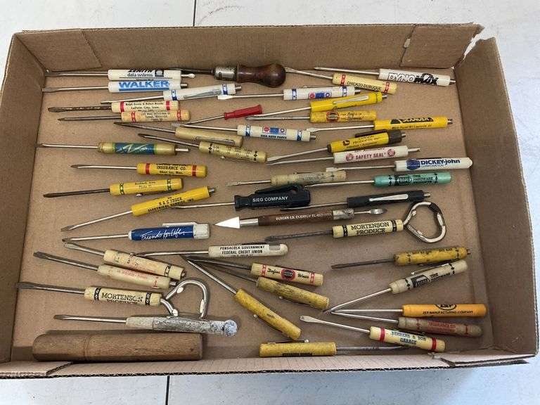 Advertising screwdrivers
