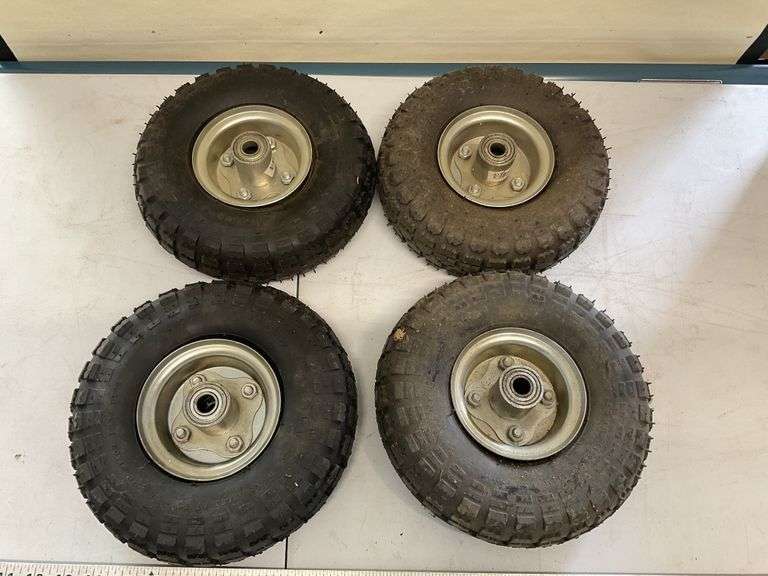 Trailer tires. 5/8 shaft