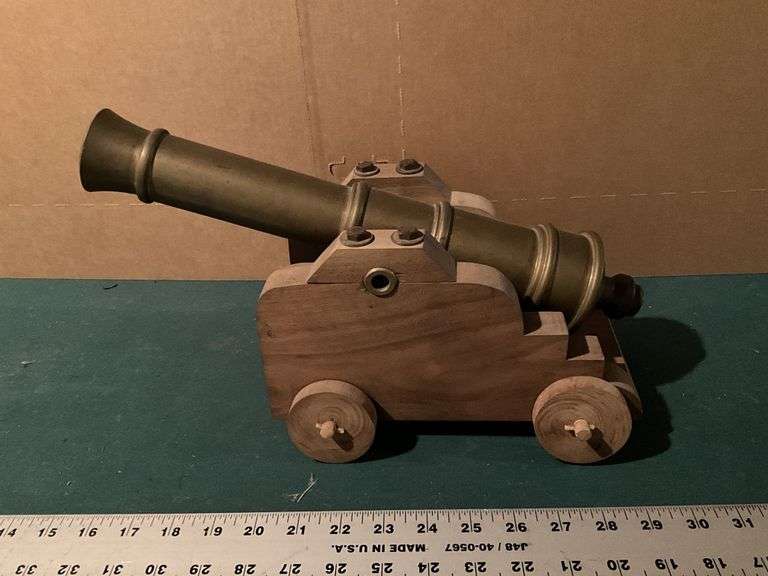 Brass cannon Legacy Auction Company Brass cannon Legacy Auction Company