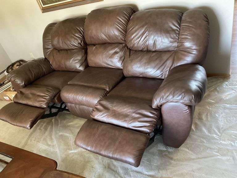 Ashley 93 inch couch with recliners on both ends Legacy Auction Company