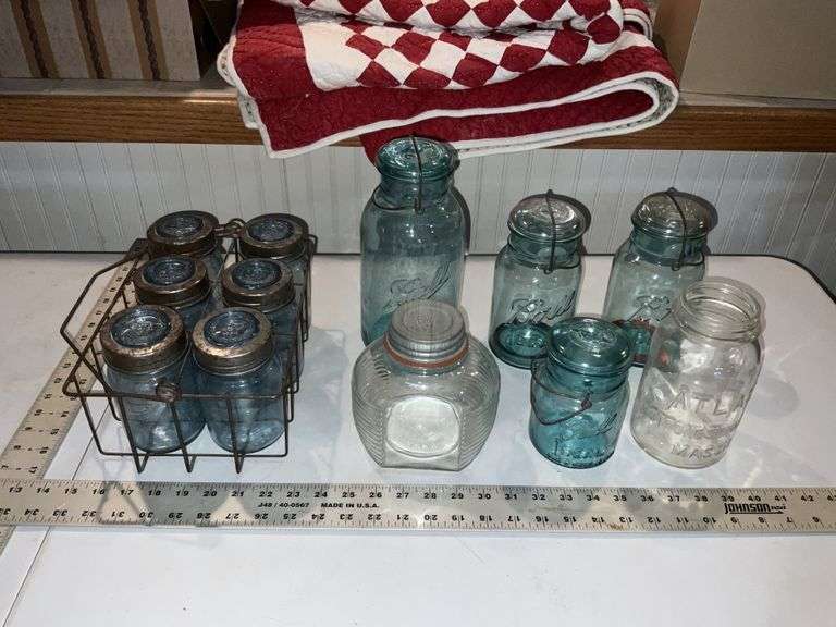 Assorted mason jars Legacy Auction Company